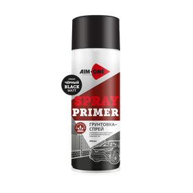 Грунтовка-спрей. Черная матовая